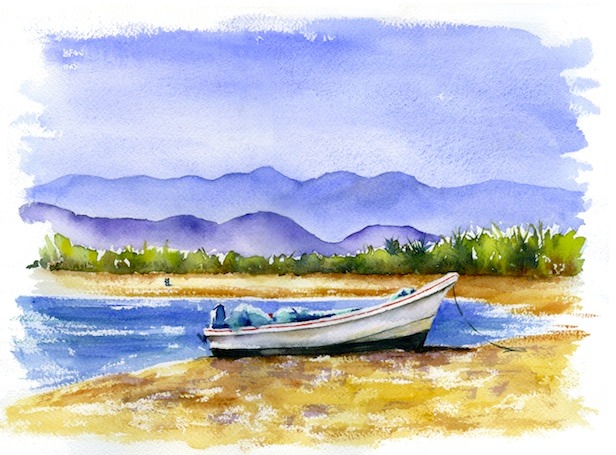 Mexico boat on beach.web